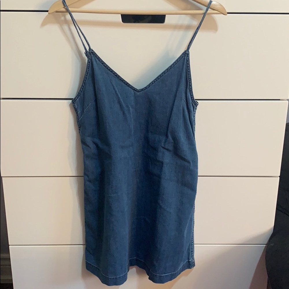 Wilfred Free denim slip dress